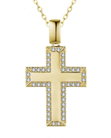 CROSS DIAMOND PENDANT (TP3177)