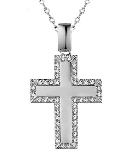 CROSS DIAMOND PENDANT (TP3177)