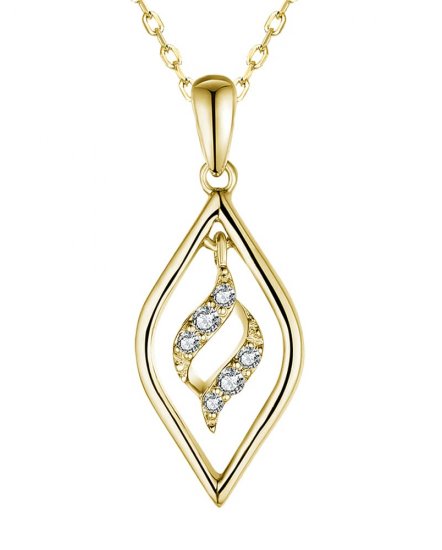 LEAF STYLE DIAMOND PENDANT (TP3184)