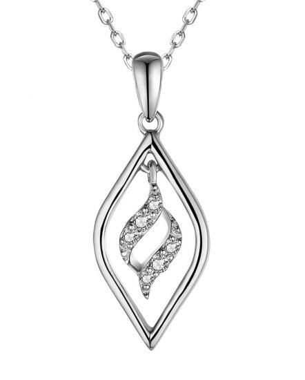LEAF STYLE DIAMOND PENDANT (TP3184)
