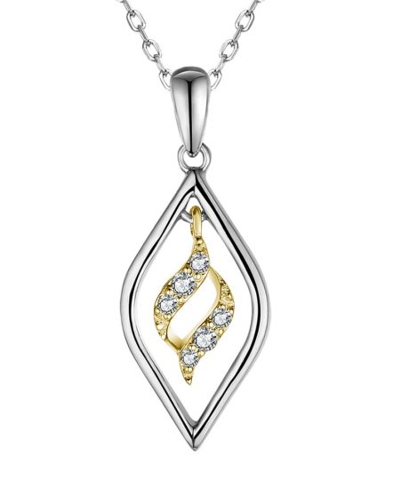 LEAF STYLE DIAMOND PENDANT (TP3184)