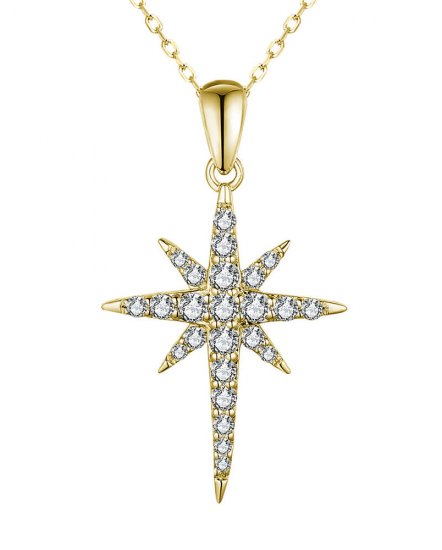 NORTH STAR STYLE DIAMOND PENDANT (TP3186)