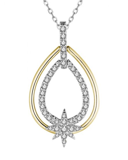 PEAR STYLE DIAMOND PENDANT (TP3194)