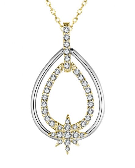 PEAR STYLE DIAMOND PENDANT (TP3194)
