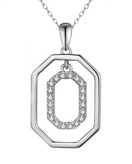 OCTAGON STYLE DIAMOND PENDANT (TP3196)