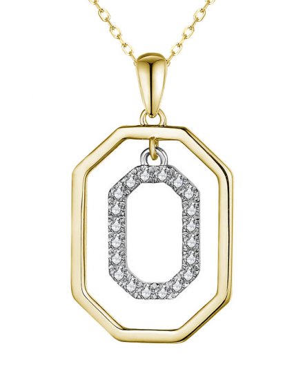 OCTAGON STYLE DIAMOND PENDANT (TP3196)