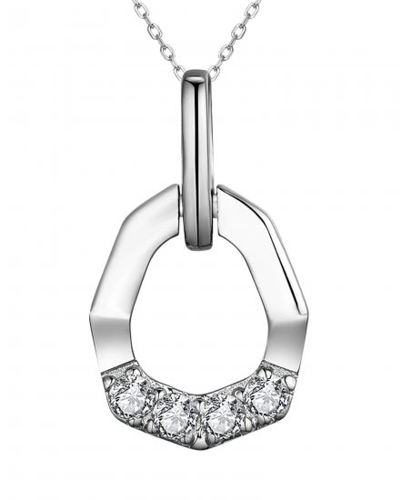 PEAR STYLE DIAMOND PENDANT (TP3197)