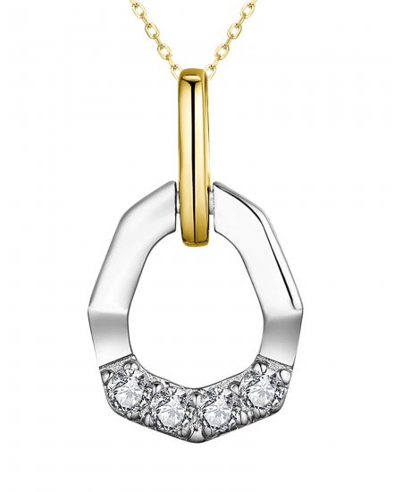 PEAR STYLE DIAMOND PENDANT (TP3197)