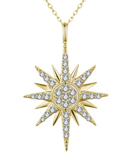 NORTH STAR STYLE DIAMOND PENDANT (TP3217)