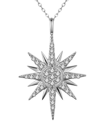 NORTH STAR STYLE DIAMOND PENDANT (TP3217)