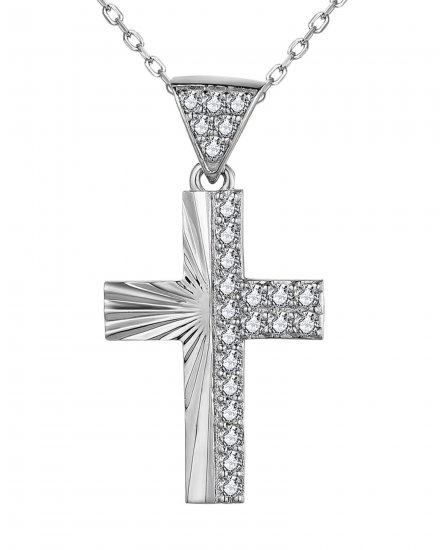 CROSS DIAMOND PENDANT (TP3228)