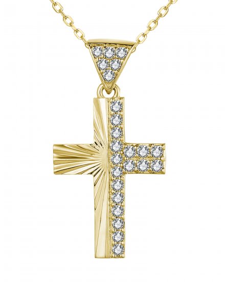 CROSS DIAMOND PENDANT (TP3228)