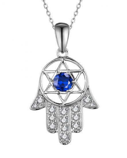 HAMZA SAPPHIRE DIAMOND PENDANT (TP3245)