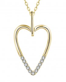 HEART SHAPE DIAMOND PENDANT (TP3263)