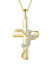 CROSS DIAMOND PENDANT (TP3276)