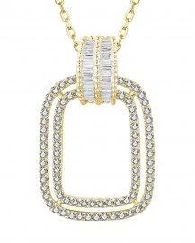 OPEN BAR DIAMOND PENDANT (TP3285)