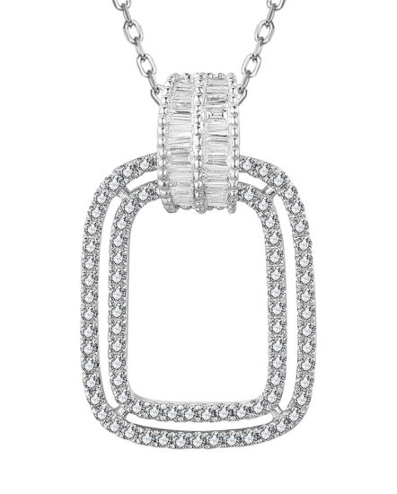 OPEN BAR DIAMOND PENDANT (TP3285)