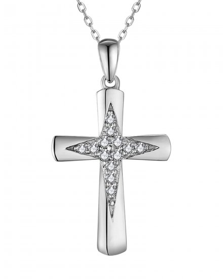 CROSS DIAMOND PENDANT (TP3326)