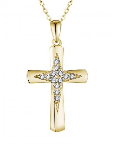 CROSS DIAMOND PENDANT (TP3326)