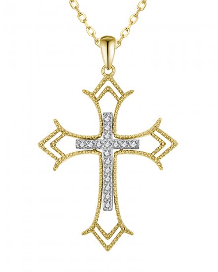 CROSS DIAMOND PENDANT (TP3329)