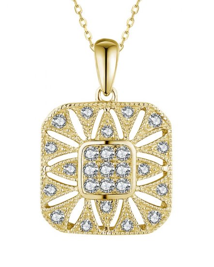 SQUARE SHAPE DIAMOND PENDANT (TP3338)