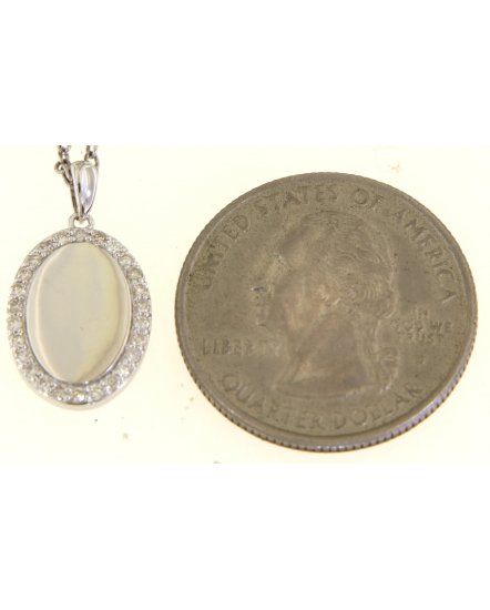 OVAL STYLE DIAMOND PENDANT (TP3345)