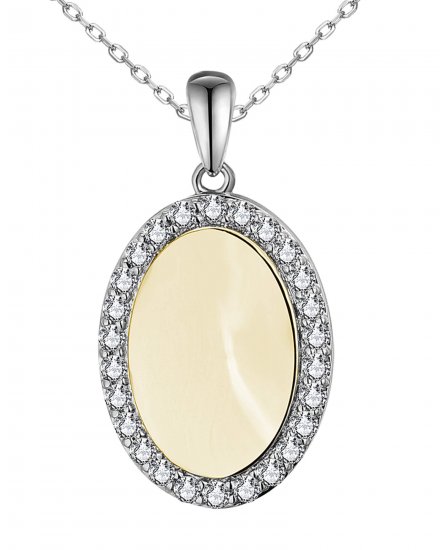 OVAL STYLE DIAMOND PENDANT (TP3345)
