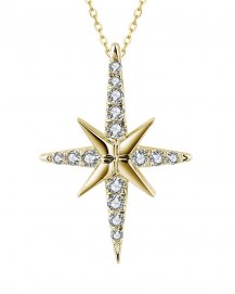 NORTH STAR STYLE DIAMOND PENDANT (TP3355)