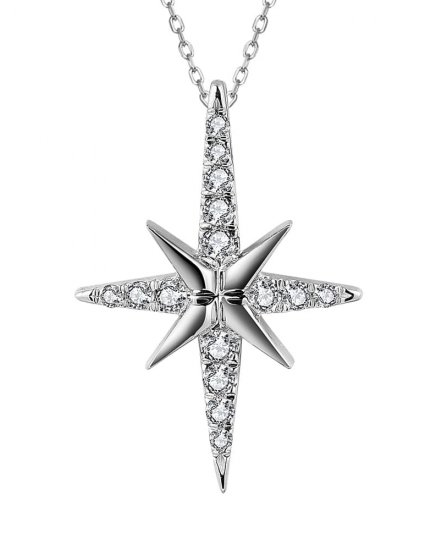 NORTH STAR STYLE DIAMOND PENDANT (TP3355)