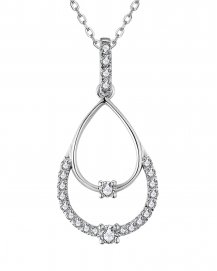 PEAR STYLE DIAMOND PENDANT (TP3356)