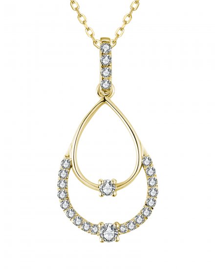 PEAR STYLE DIAMOND PENDANT (TP3356)