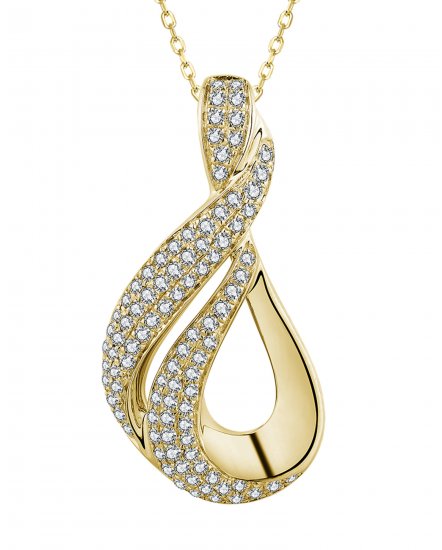 PEAR STYLE DIAMOND PENDANT (TP3361)