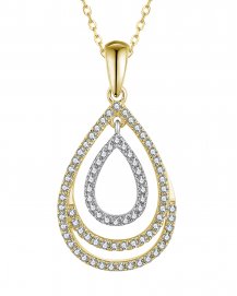 PEAR STYLE DIAMOND PENDANT (TP3367)