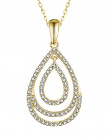 PEAR STYLE DIAMOND PENDANT (TP3367)
