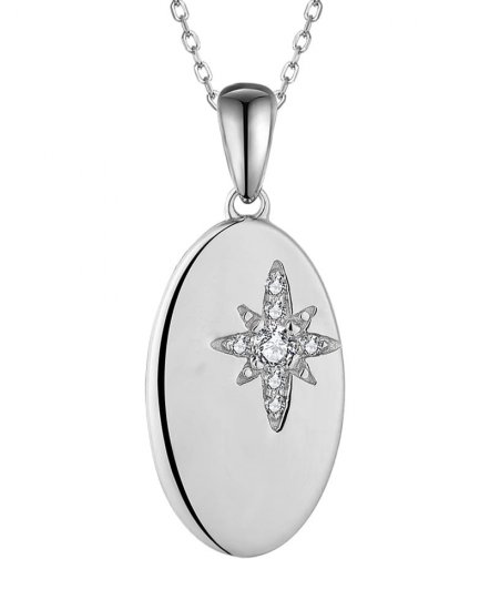 OVAL STYLE DIAMOND PENDANT (TP3372)