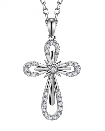 CROSS DIAMOND PENDANT (TP3377)
