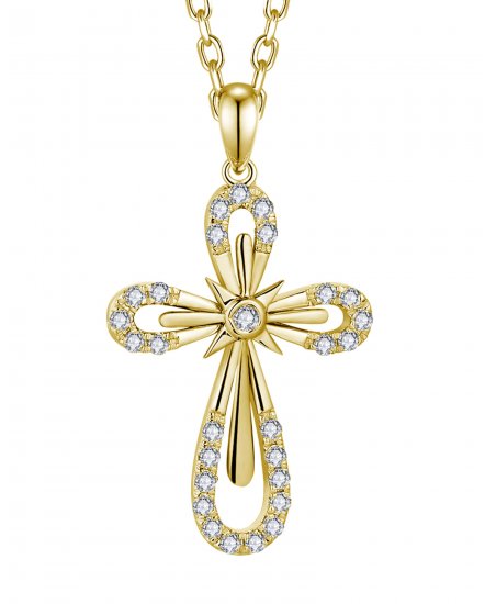 CROSS DIAMOND PENDANT (TP3377)