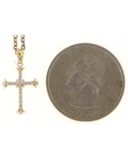 CROSS DIAMOND PENDANT (TP3380)