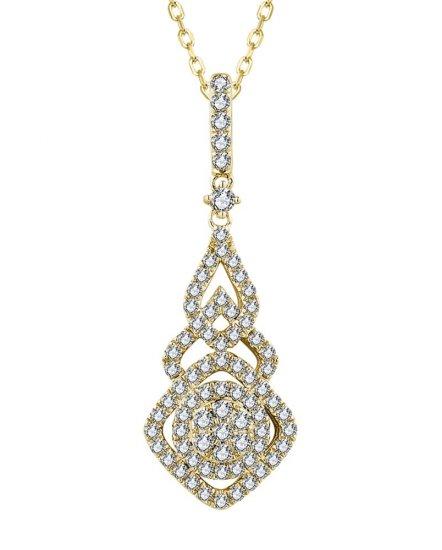 RHOMBUS STYLE DIAMOND PENDANT (TP3381)