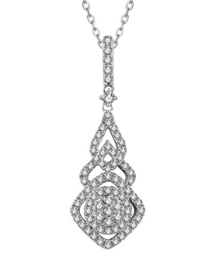 RHOMBUS STYLE DIAMOND PENDANT (TP3381)