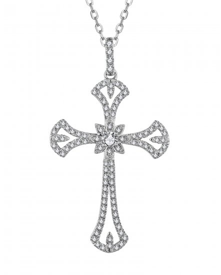 CROSS DIAMOND PENDANT (TP3382)