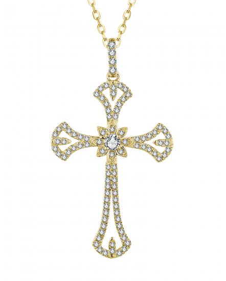 CROSS DIAMOND PENDANT (TP3382)