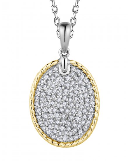 OVAL STYLE DIAMOND PENDANT (TP3391)