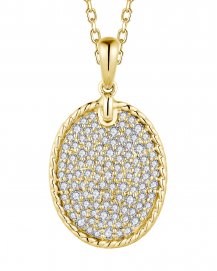 OVAL STYLE DIAMOND PENDANT (TP3391)