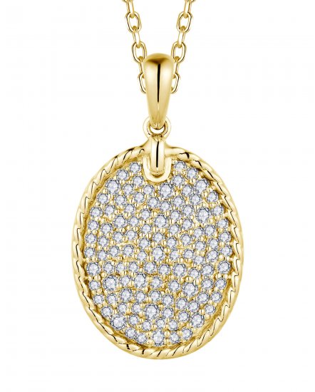 OVAL STYLE DIAMOND PENDANT (TP3391)