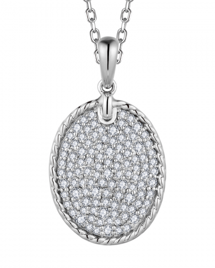 OVAL STYLE DIAMOND PENDANT (TP3391)