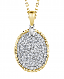 OVAL STYLE DIAMOND PENDANT (TP3391)
