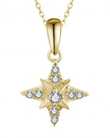 NORTH STAR STYLE DIAMOND PENDANT (TP3394)