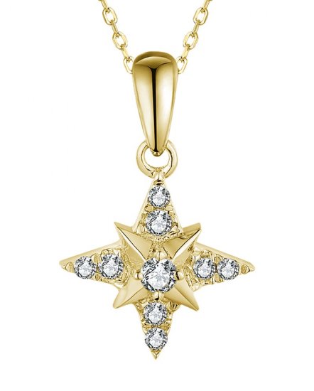NORTH STAR STYLE DIAMOND PENDANT (TP3394)