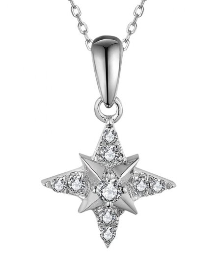 NORTH STAR STYLE DIAMOND PENDANT (TP3394)